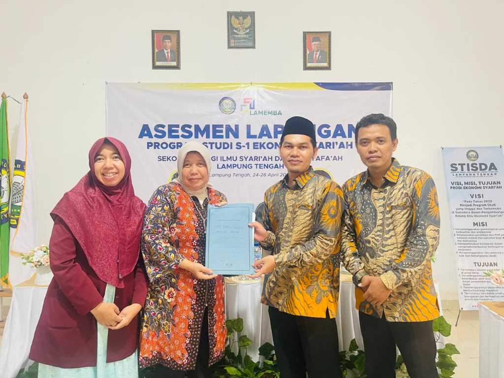 STISDA Lampung Tengah Gelar Asesmen Lapangan Prodi Ekonomi Syariah