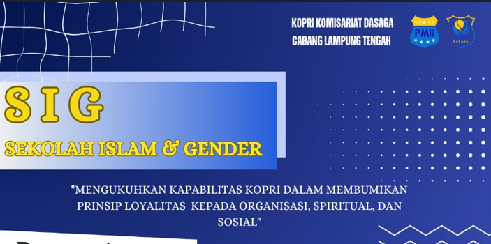KOPRI PMII Komisariat STISDA Lampung Tengah Gelar Sekolah Islam dan Gender (SIG)
